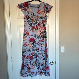 Vince Camuto floral midi dress